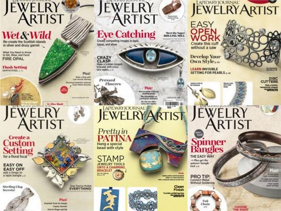 Lapidary Journal Jewelry Artist - Full Year Issues collection 2018