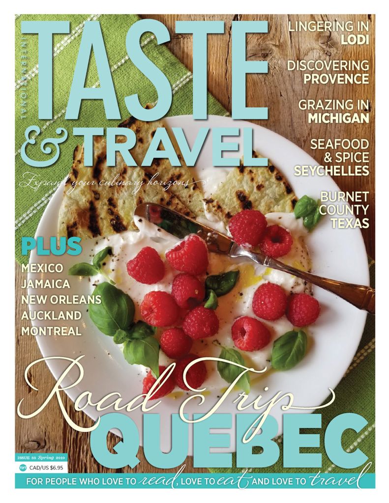 Taste and Travel International – April 2019