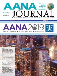 AANA Journal – April 2019