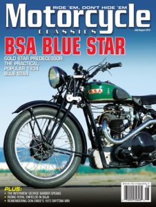 Motorcycle Classics – July-August 2019