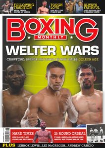 Boxing Monthly – September 2019