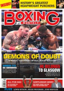 Boxing Monthly – October 2019