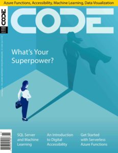 CODE Magazine – November-December 2019