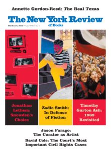 The New York Review of Books – October 24, 2019