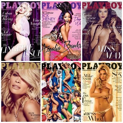 Playboy USA – Full Year 2015 Issues Collection