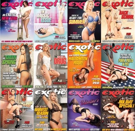 Exotic Magazine – Full Year 2019 Collection