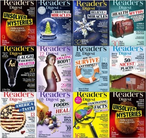 Reader’s Digest USA – 2019 Full Year Issues Collection