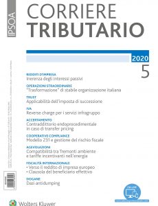 Corriere Tributario – Maggio 2020