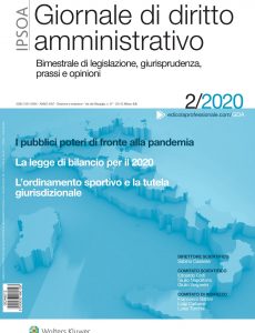 Giornale di diritto amministrativo – Aprile 2020