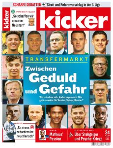 Kicker – 20  April 2020