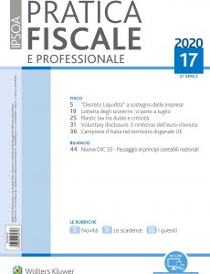 Pratica Fiscale e Professionale N 17 – 27 Aprile 2020
