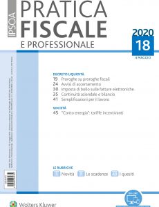 Pratica Fiscale e Professionale N 18 – 4 Maggio 2020
