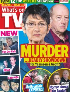 What’s on TV – 25 April 2020