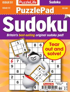 PuzzleLife PuzzlePad Sudoku – Issue 51 – May 2020