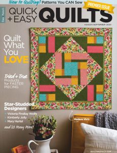 McCall’s Quick Quilts – August-September 2020