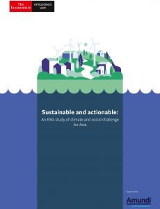 The Economist (Intelligence Unit) – Sustainable and actionable An ESG study of climate (2020)