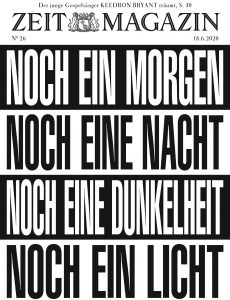 Zeit Magazin – 18  Juni 2020