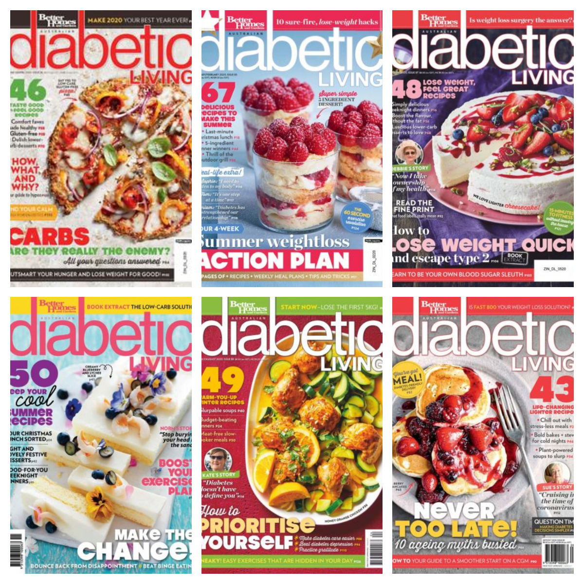 Diabetic Living Australia - Full Year 2020 Collection Issues