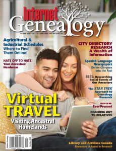 Internet Genealogy – October-November 2020