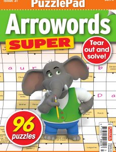 PuzzleLife PuzzlePad Arrowords Super – Issue 31 – October 2020