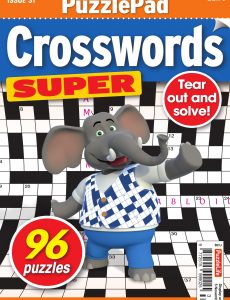 PuzzleLife PuzzlePad Crosswords Super – Issue 31 – October 2020
