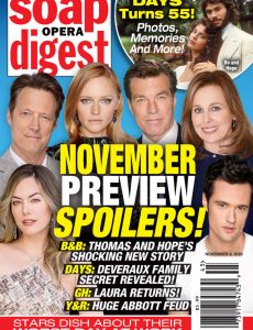 Soap Opera Digest – November 09, 2020