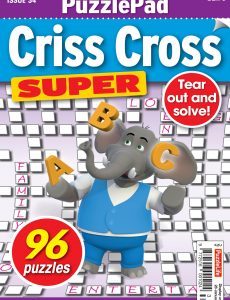 PuzzleLife PuzzlePad Criss Cross Super – 31 December 2020