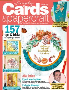 Simply Cards & Papercraft – Issue 208 – August 2020