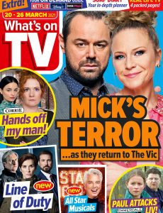 What’s on TV – 20 March 2021