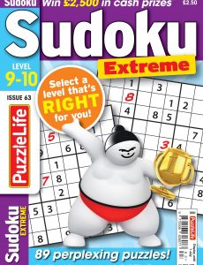 PuzzleLife Sudoku Extreme – June 2021
