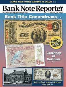 Banknote Reporter – July 2021