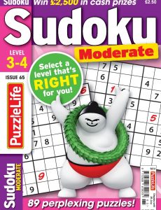 PuzzleLife Sudoku Moderate – July 2021