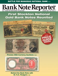 Banknote Reporter – August 2021
