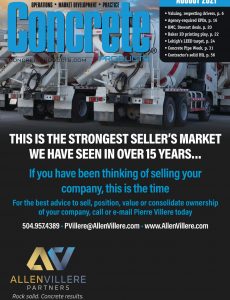 Concrete Products – August 2021