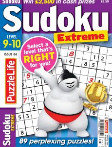 PuzzleLife Sudoku Extreme – August 2021