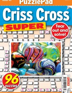 PuzzleLife PuzzlePad Criss Cross Super – 09 September 2021