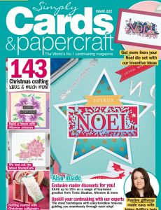 Simply Cards & Papercraft – Issue 222 – September 2021