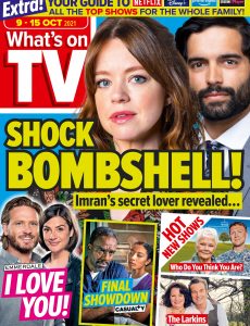 What’s on TV – 09 October 2021