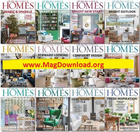 25 Beautiful Homes – Full Year 2021 Issues Collection