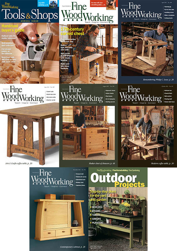Fine Woodworking – Full Year 2021 Issues Collection