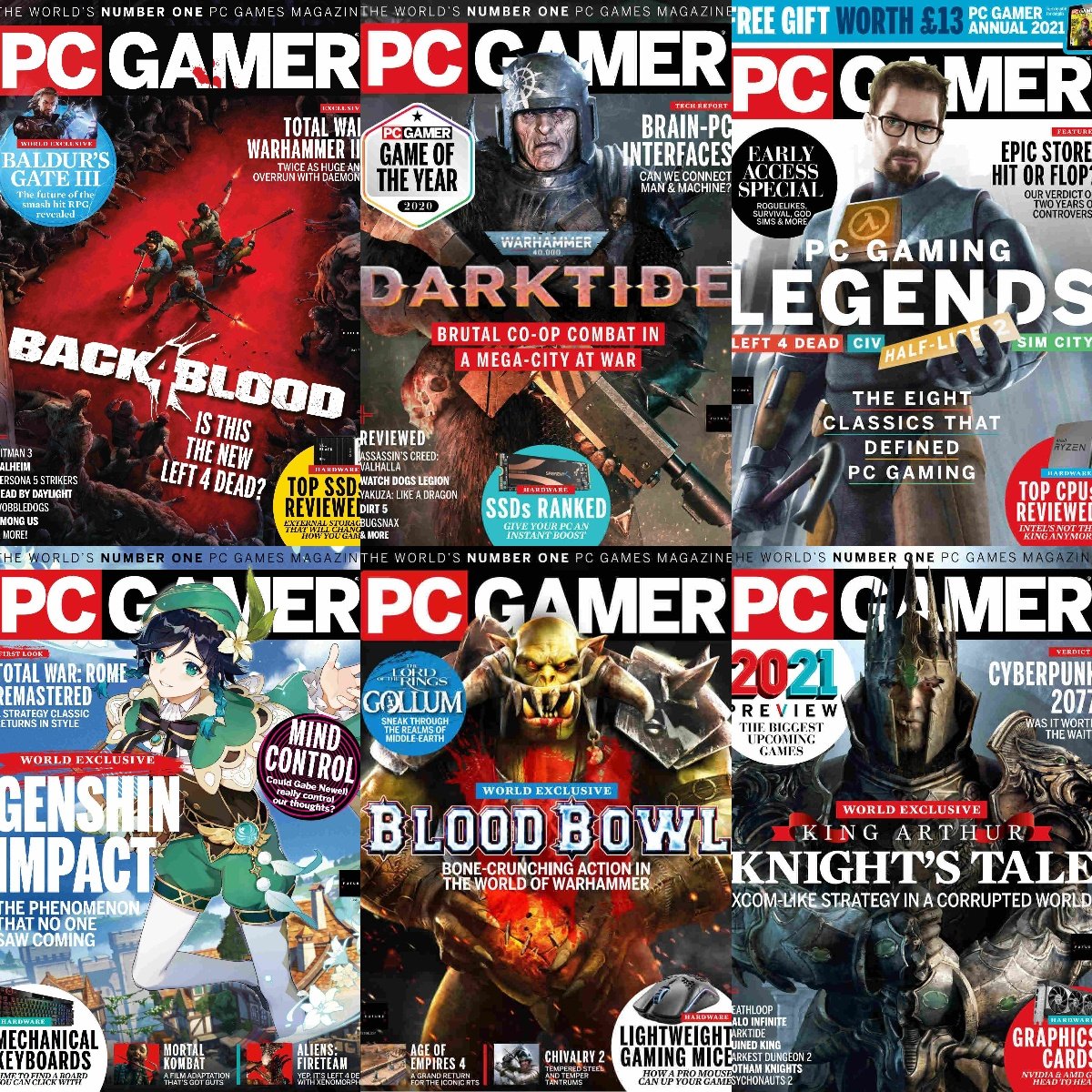 PC Gamer UK - Full Year 2021 Issues Collection