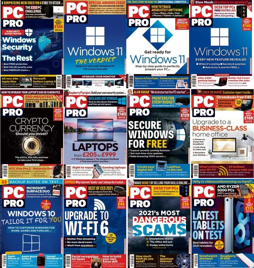 PC Pro – Full Year 2021 Issues Collection