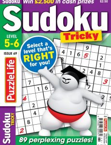 PuzzleLife Sudoku Tricky – November 2021
