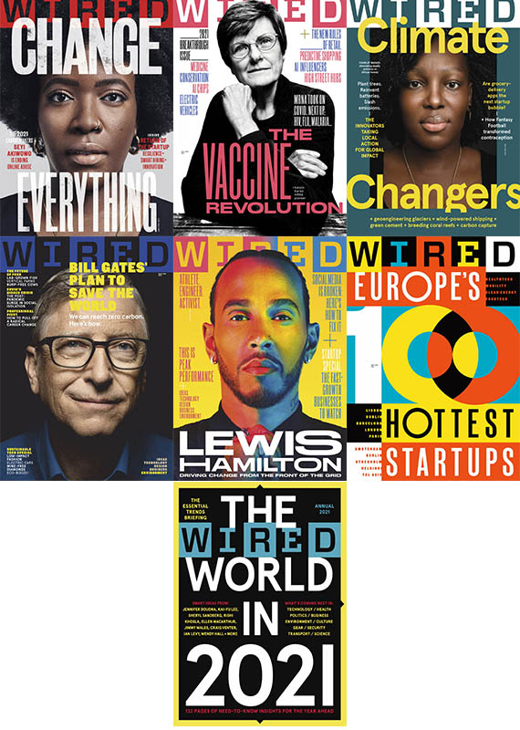 Wired UK – Full Year 2021 Issues Collection