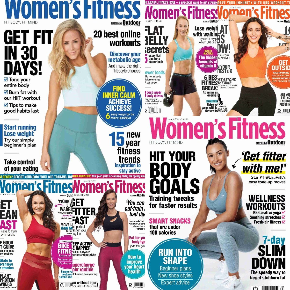 Womens Fitness UK – Full Year 2021 Issues Collection