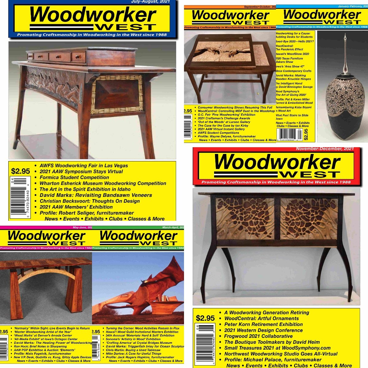 Woodworker West – Full Year 2021 Issues Collection