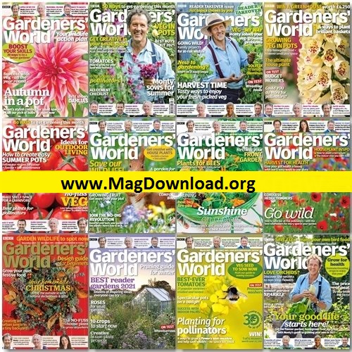 BBC Gardeners’ World – Full Year 2021 Issues Collection