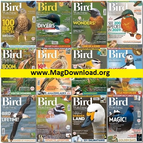 Bird Watching UK – Full Year 2021 Issues Collection