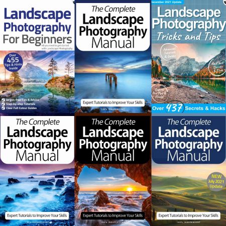 Landscape Photography, The Complete Manual,Tricks And Tips,For Beginners – Full Year 2021 Issues Collection