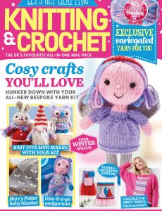 Let’s Get Crafting Knitting & Crochet – Issue 137 – December 2021